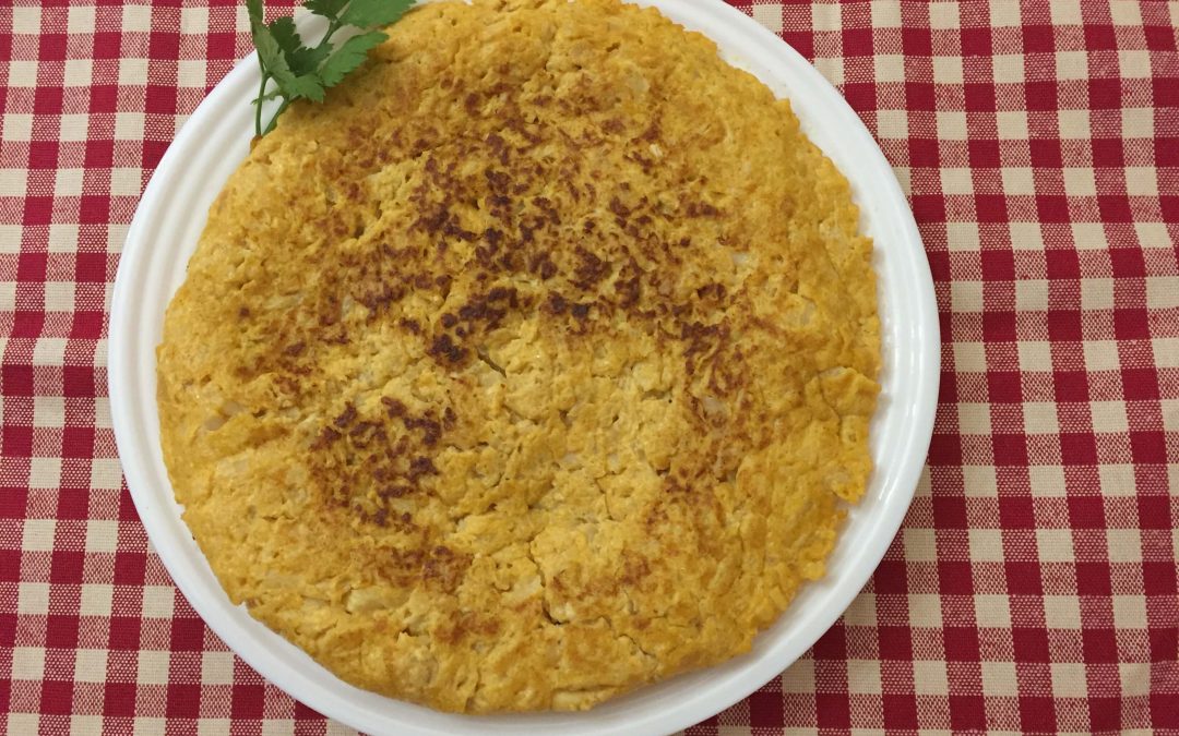 Tortilla de coliflor