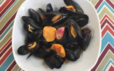 Mejillones o Clochinas al vapor